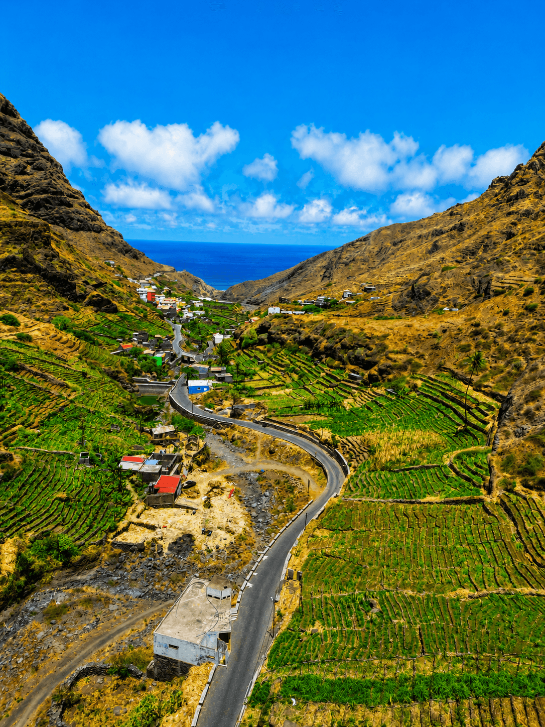 Vallée d'Alto Mira à Santo Antão